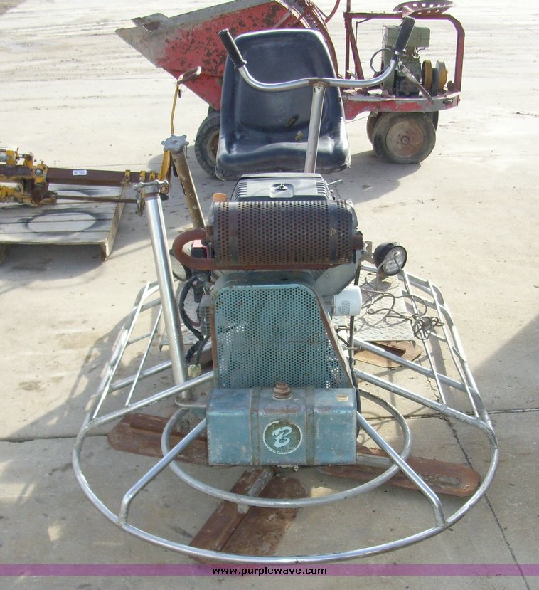 image for item 4106 Bartell BTR88 double riding trowel