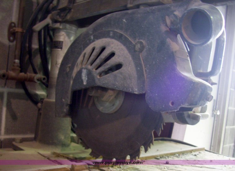 image for item 4111 Dewalt 12" compound radial arm saw