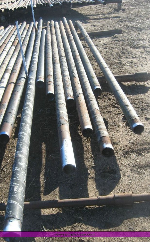 Approx. 190' of 4.5" OD steel pipe in Great Bend, KS Item 3670 sold