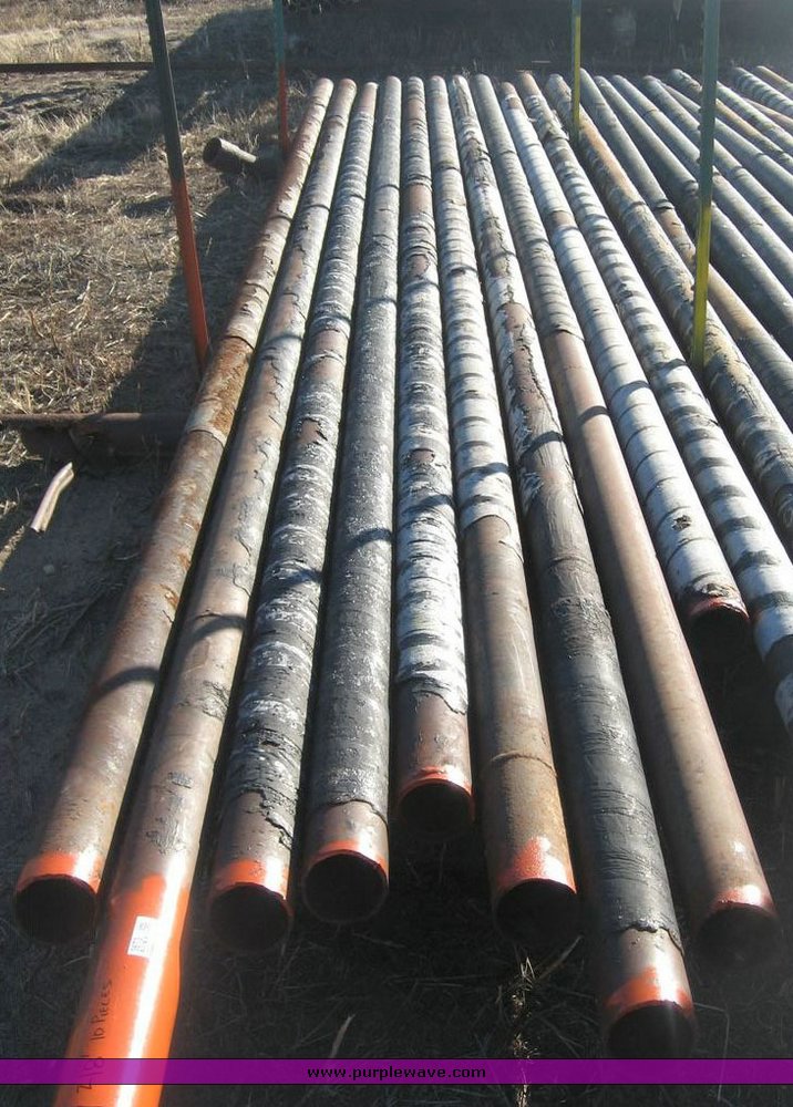 Approx. 210' of 4.5" OD steel pipe in Great Bend, KS Item 3673 sold