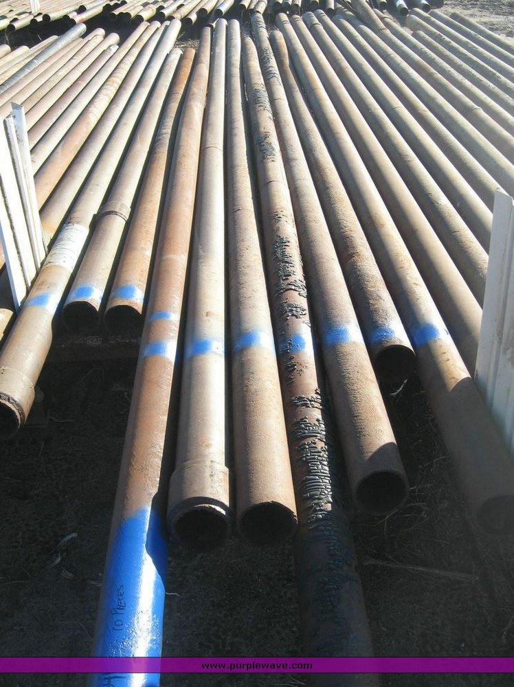 Approx. 200' of 4.5" OD steel pipe in Great Bend, KS Item 3675 sold
