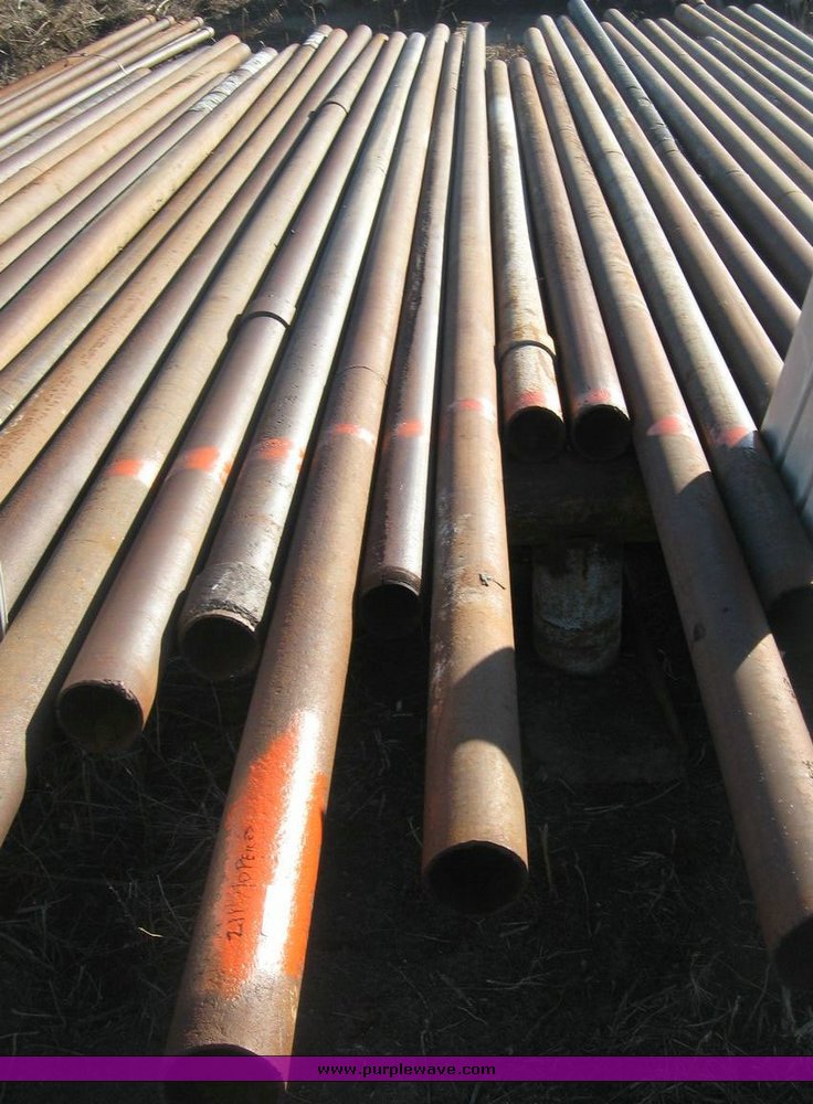 Approx. 210' of 4.5" OD steel pipe in Great Bend, KS Item 3677 sold