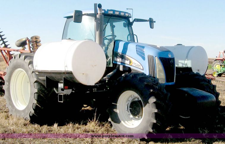 image for item 6420 2003 New Holland TG285 MFWD tractor with saddle tanks