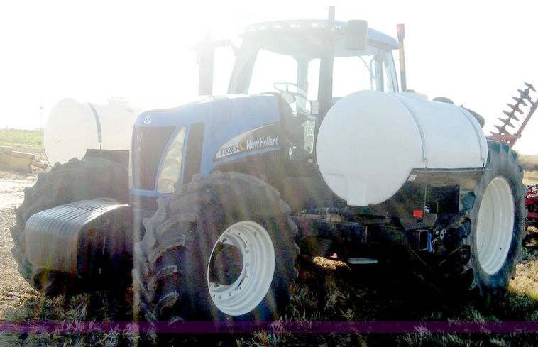 image for item 6420 2003 New Holland TG285 MFWD tractor with saddle tanks