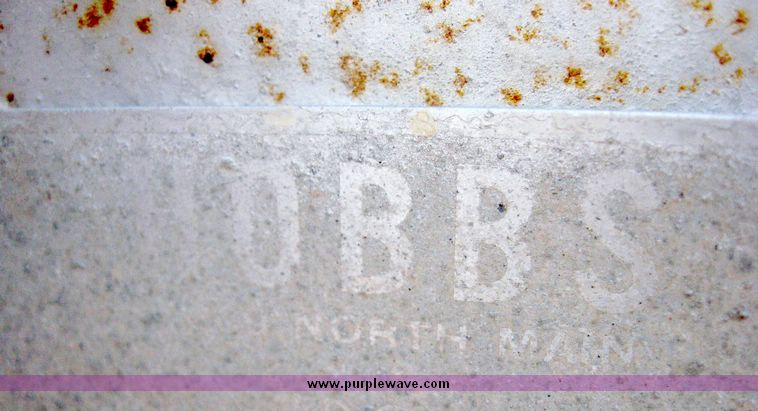 image for item 6421 1971 Hobbs 45' straight deck aluminum livestock trailer