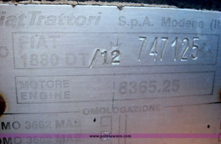 image for item 6433 Fiat Hesston 1880DT MFWD tractor