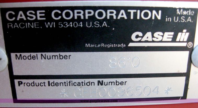 image for item 6437 Case 8610 bale processor