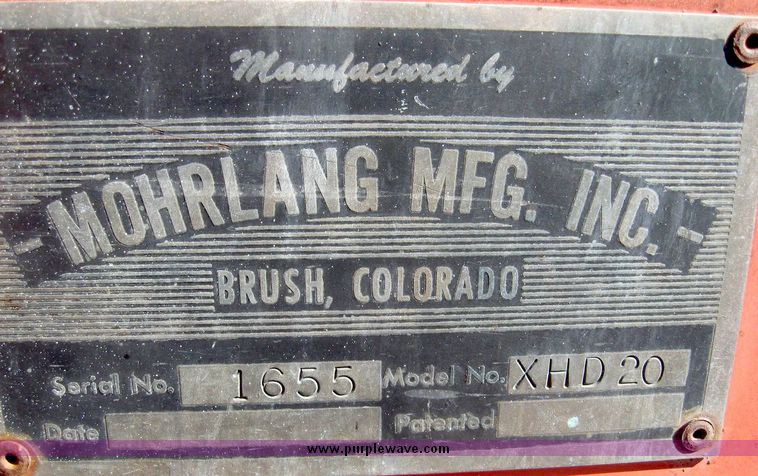 image for item 6441 1986 Mack 600 RS600 tandem axle truck with Mohrlang XDH20 manure spreader box