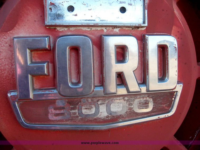 image for item 6442 1981 Ford 8000 tandem axle truck with 15' dump bed and hoist