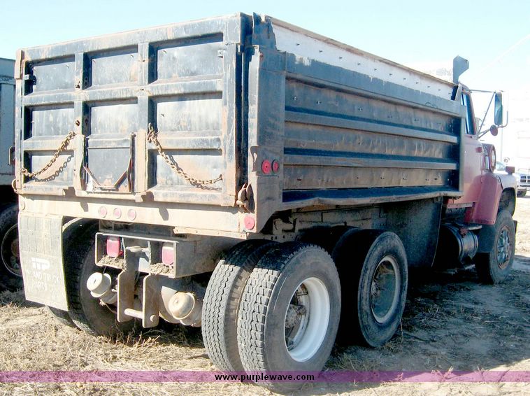 image for item 6443 1984 Ford 8000 tandem axle truck with 13" dump bed and hoist