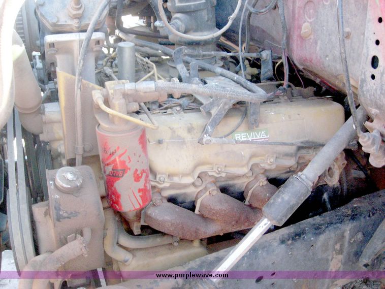 image for item 6443 1984 Ford 8000 tandem axle truck with 13" dump bed and hoist