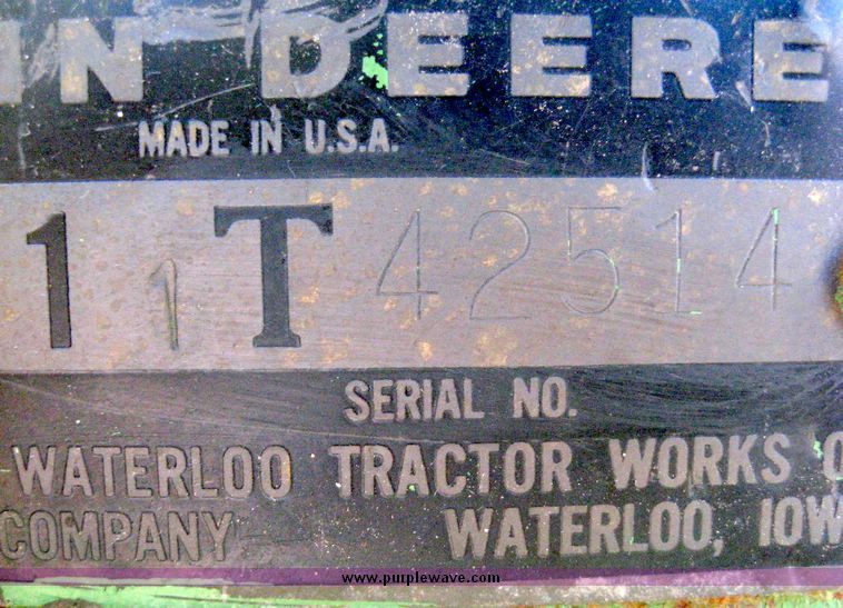 image for item 6445 1963 John Deere 3010 tractor
