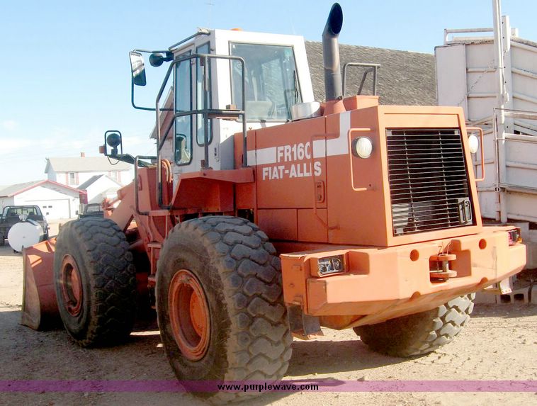 image for item 6448 1994 Fiat-Allis FR160 wheel loader