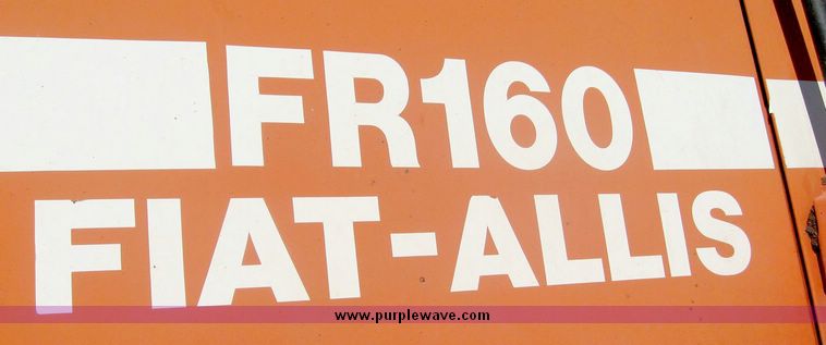 image for item 6448 1994 Fiat-Allis FR160 wheel loader