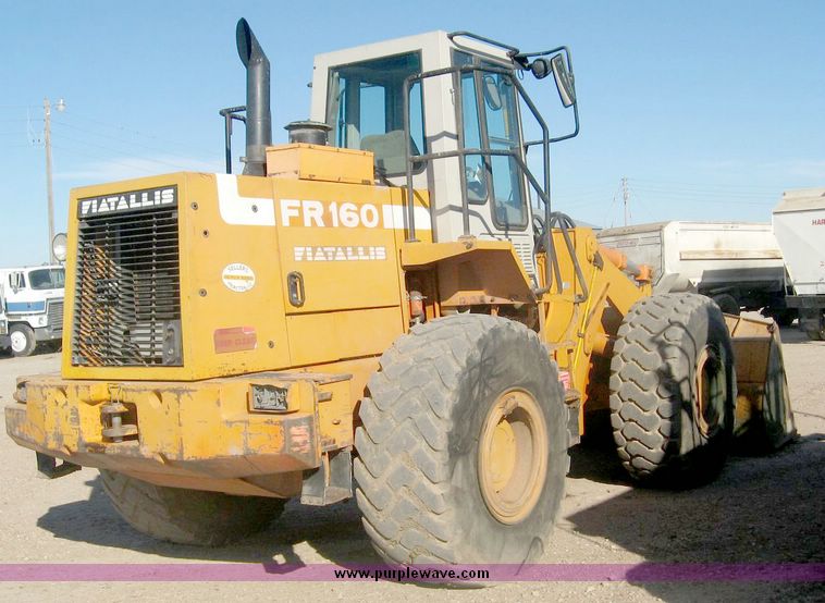 image for item 6449 1995 Fiat-Allis FR160 wheel loader