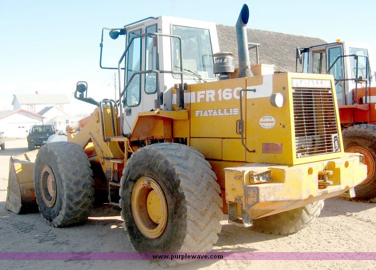 image for item 6449 1995 Fiat-Allis FR160 wheel loader