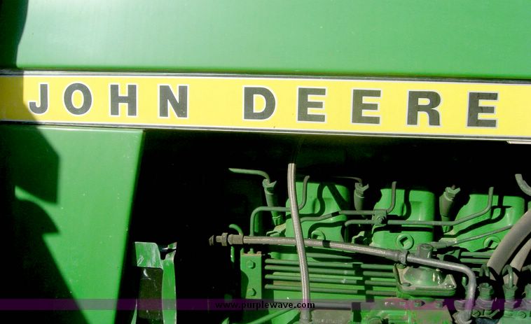image for item 6540 1977 John Deere 4430 tractor with 8' dozer blade