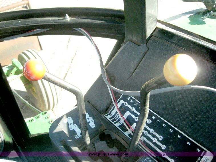 image for item 6540 1977 John Deere 4430 tractor with 8' dozer blade