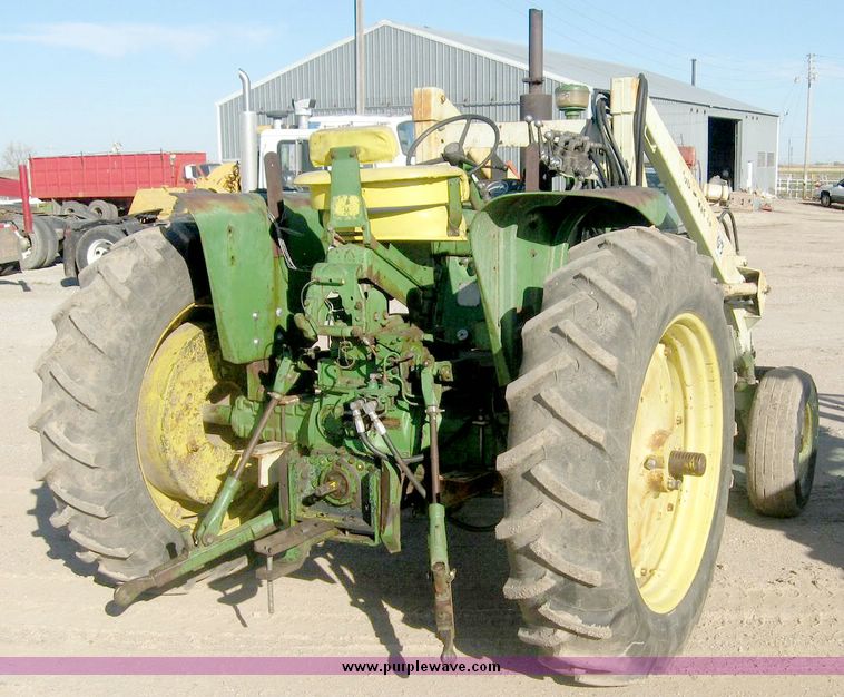 image for item 6541 1961 John Deere 3010 tractor with GB 900 Hi-Master loader