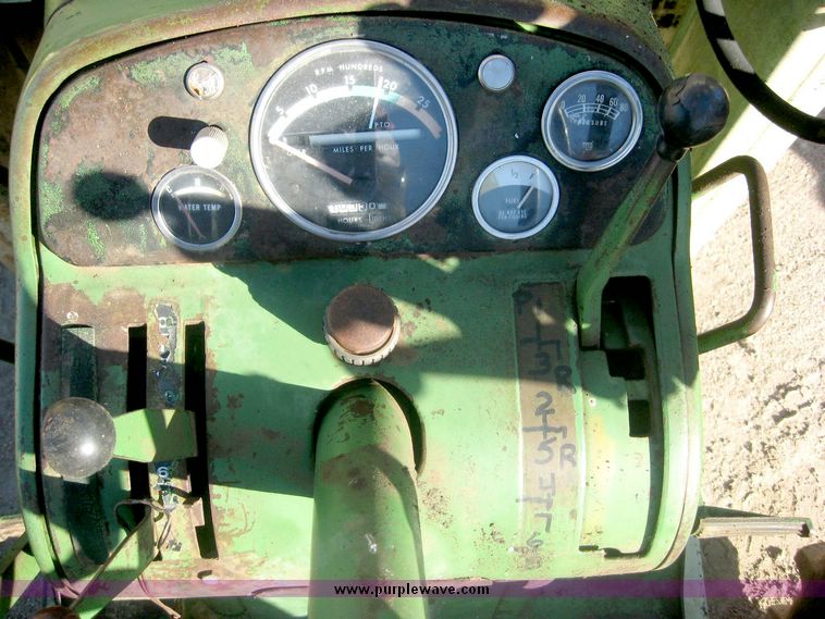 image for item 6541 1961 John Deere 3010 tractor with GB 900 Hi-Master loader