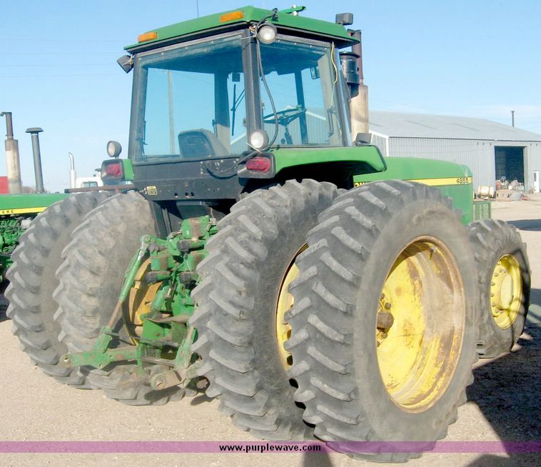 image for item 6543 1989 John Deere 4955 MFWD tractor