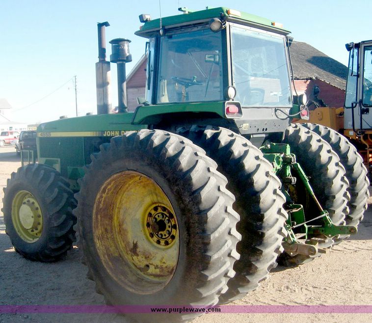 image for item 6543 1989 John Deere 4955 MFWD tractor