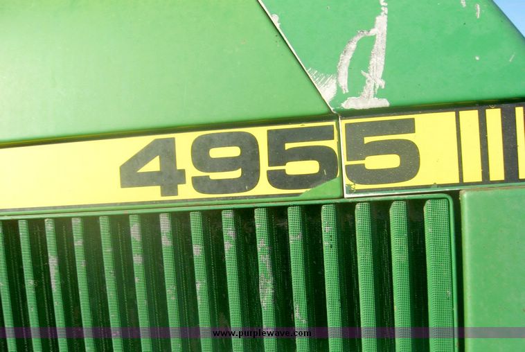 image for item 6543 1989 John Deere 4955 MFWD tractor