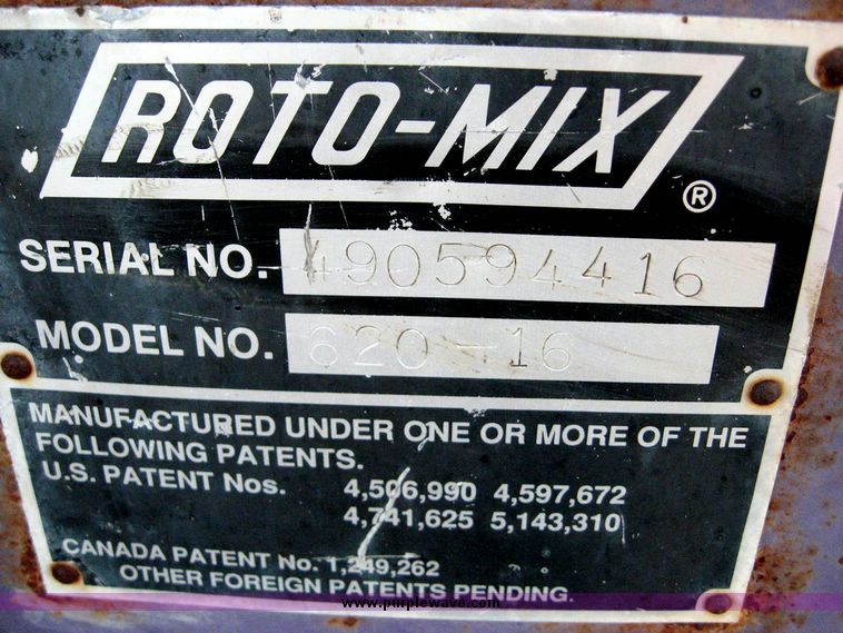 image for item 6556 RotoMix 620-16 feed mixer box