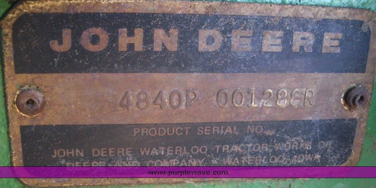image for item 6638 1978 John Deere 4840 tractor