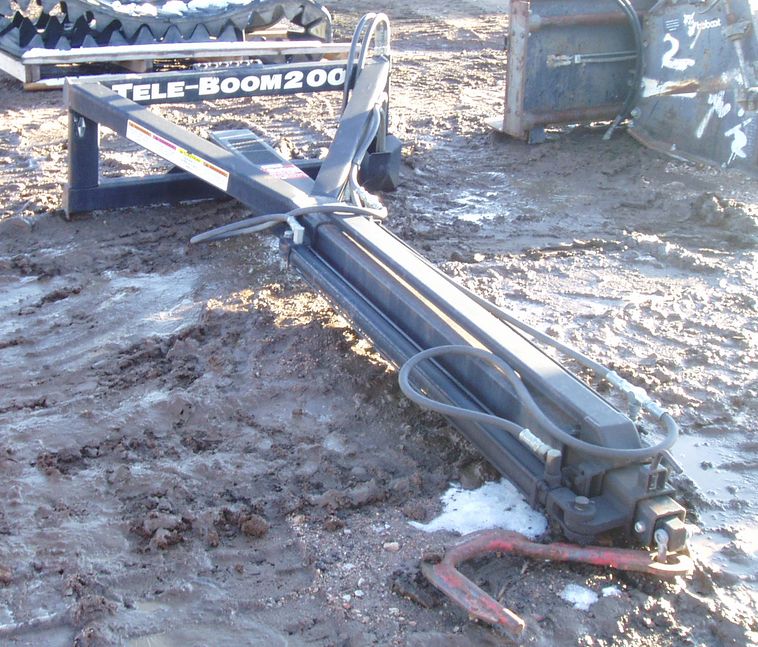 image for item 3613 Sheyenne Tooling and Mfg Teleboom 200 skid steer attachment