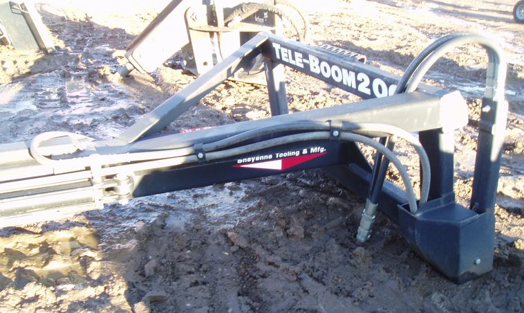 image for item 3613 Sheyenne Tooling and Mfg Teleboom 200 skid steer attachment