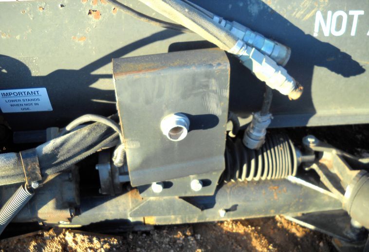 image for item 3619 Melroe/Ingersoll Rand hydraulic angle broom skid steer attachment