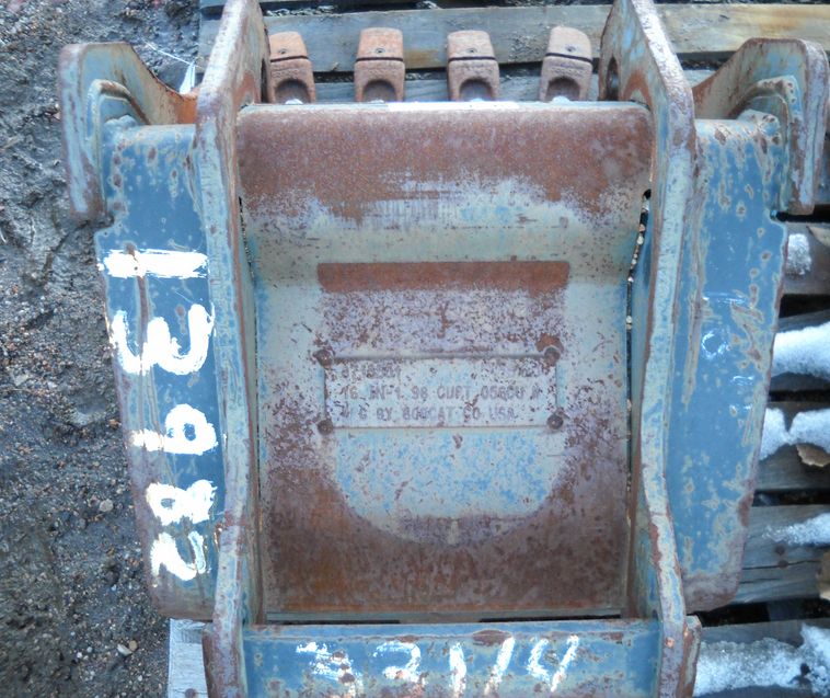 image for item 3626 16"/.98 cu.ft. Bobcat compact excavator bucket