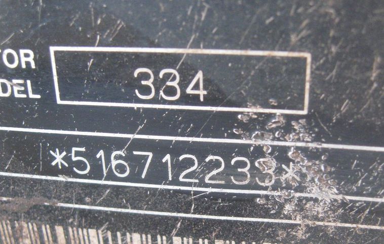 image for item 3716 2000 Bobcat 334 compact excavator