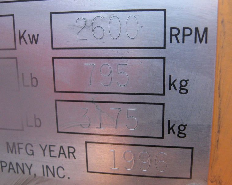 image for item 3729 1996 Mustang 2060 skid steer