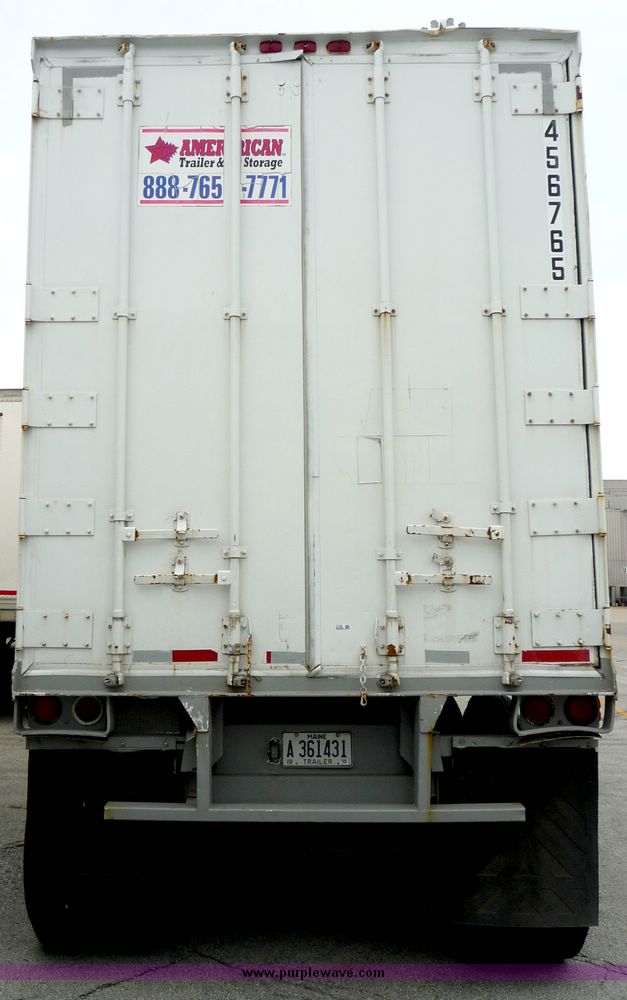 image for item 2109 1982 Fruehauf 45' dry van trailer