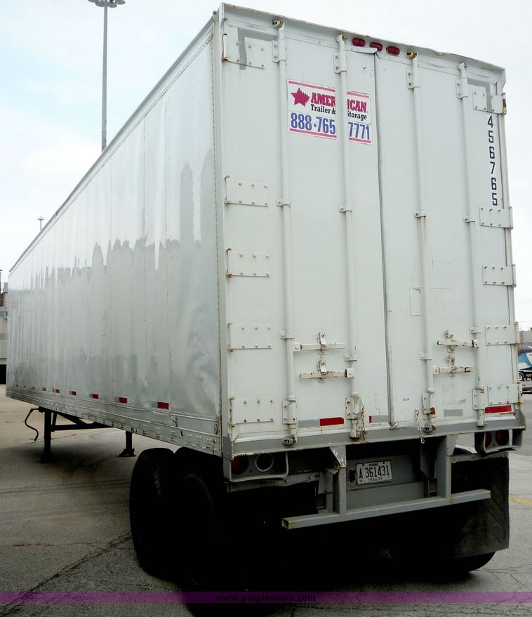 image for item 2109 1982 Fruehauf 45' dry van trailer