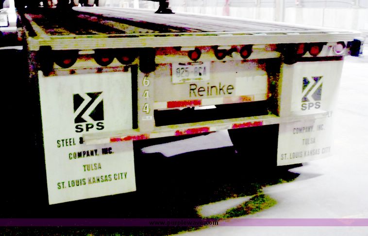 image for item 5050 1996 Reinke flat bed trailer