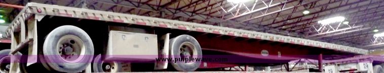 image for item 5051 1996 Featherlite flat bed trailer