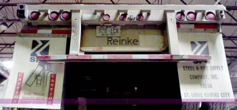 image for item 5052 1996 Reinke flat bed trailer