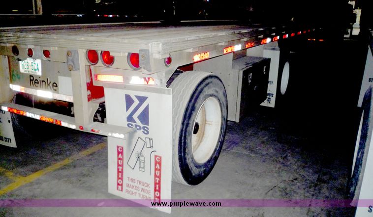 image for item 5053 1996 Reinke flat bed trailer