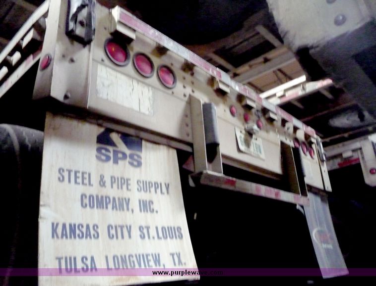 image for item 5054 1996 Wilson flat bed trailer