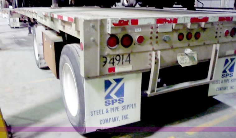 image for item 5057 1991 Wilson flat bed trailer