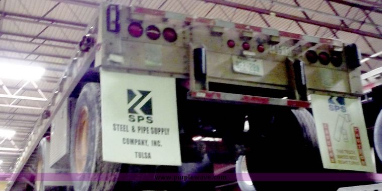 image for item 5058 1995 Wilson flat bed trailer