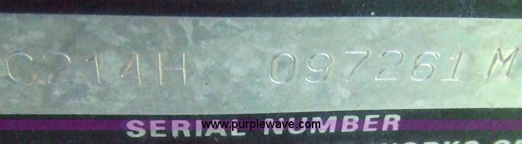 image for item 6544 John Deere 214 riding lawn mower with attachments