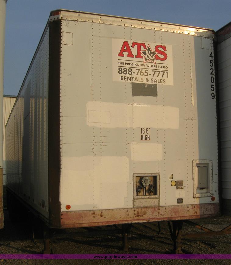 image for item 6567 1983 Brae 45' dry van trailer