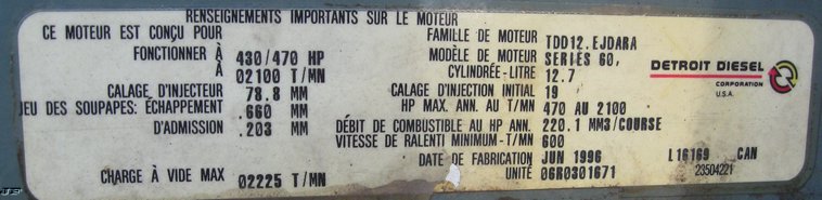 image for item 6662 1997 Freightliner Conventional FLD120 semi