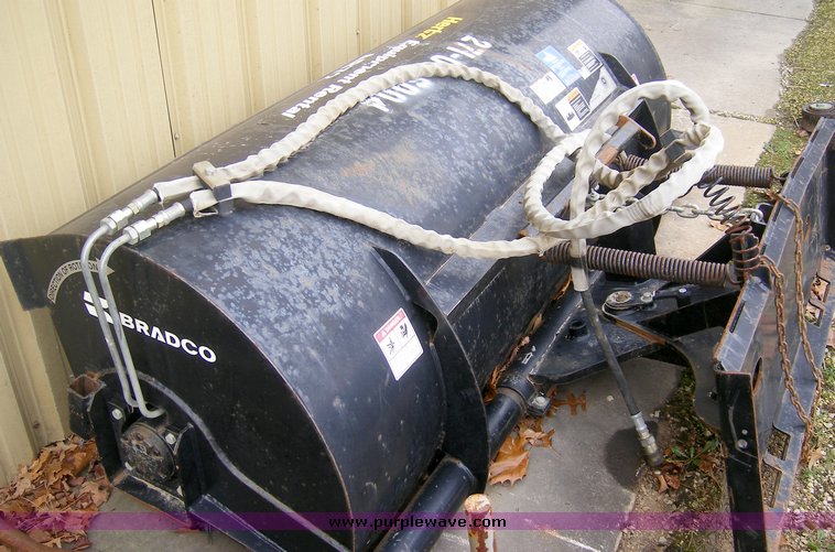 image for item 1021 Bradco AB72 hydraulic broom skid steer attachment
