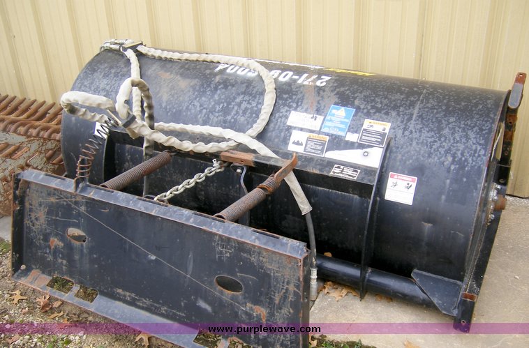 image for item 1021 Bradco AB72 hydraulic broom skid steer attachment