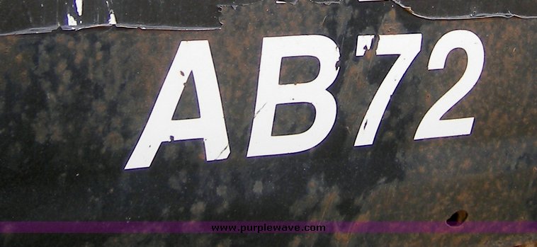 image for item 1021 Bradco AB72 hydraulic broom skid steer attachment